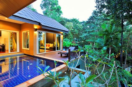 Private pool villa with garden view at DARA Rehab Koh Chang, Thailand