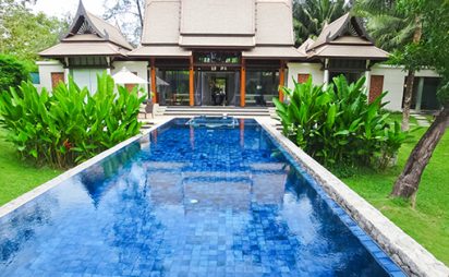 Luxury rehab in Thailand often features a nice swimming pool