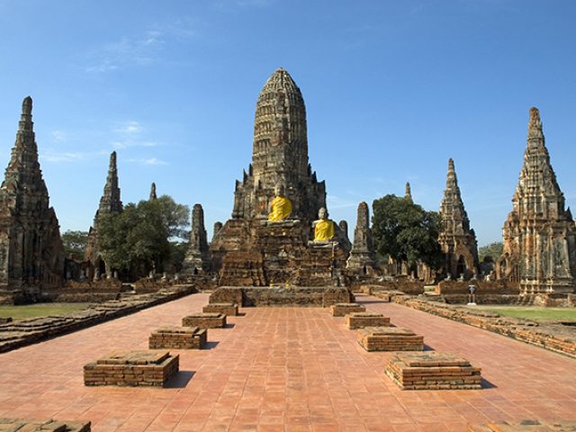 Wat Chai Watthanaram in Ayutthaya, Thailand